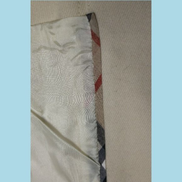 Burberry London Womens Military Trench Coat 36 2 Butter Heavy Wool Recent NEW - Picture 9 of 13